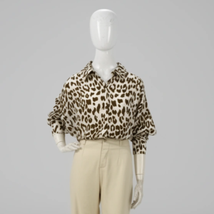 Camisa manga longa animal print