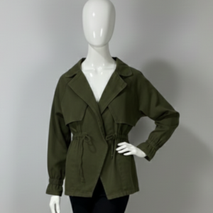 Parka jeans verde musgo