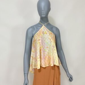 Blusa frente única colorida - Tam G