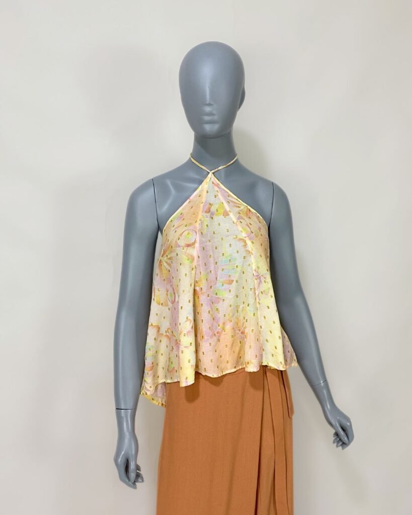 Blusa frente única colorida – Tam G