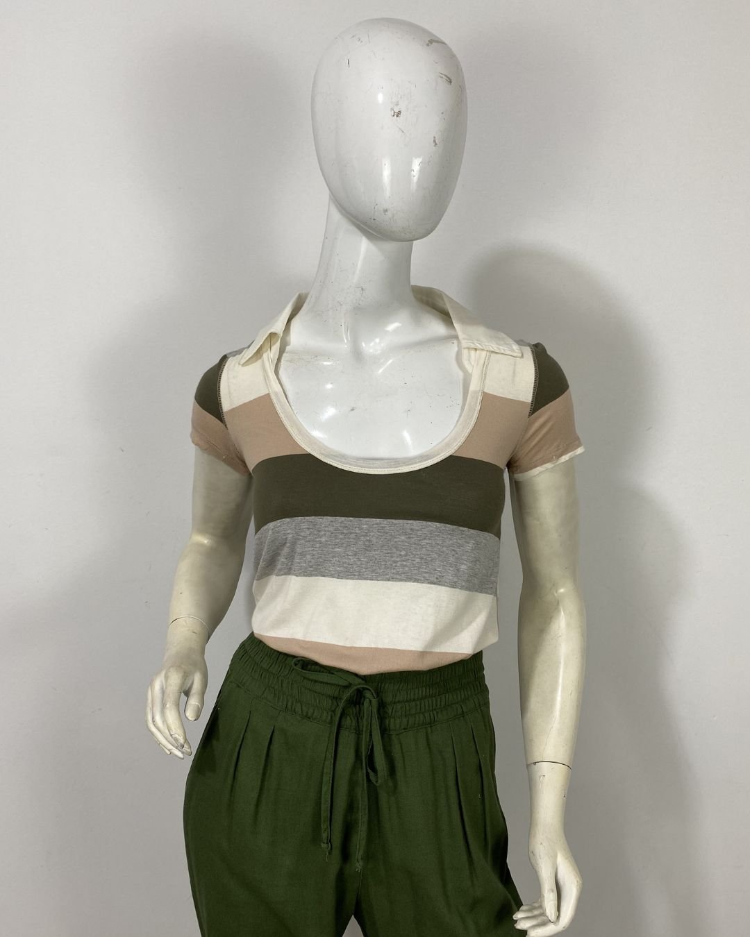 Camiseta listrada mix de cores - Tam P - Imagem 3