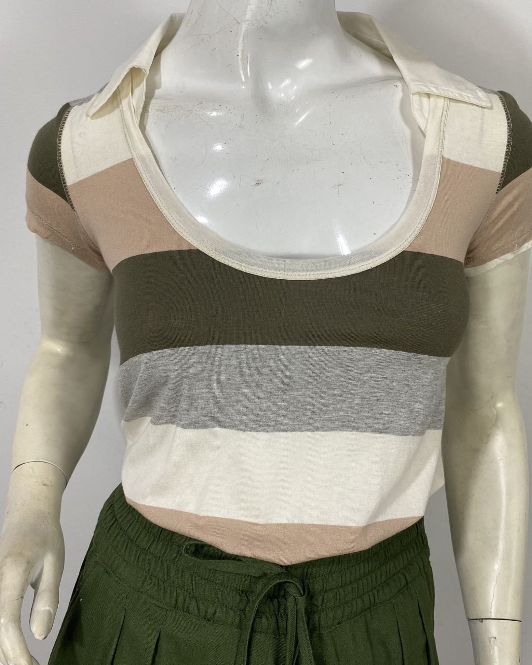 Camiseta listrada mix de cores - Tam P - Imagem 5