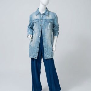 Maxi jaqueta jeans - Tam 44