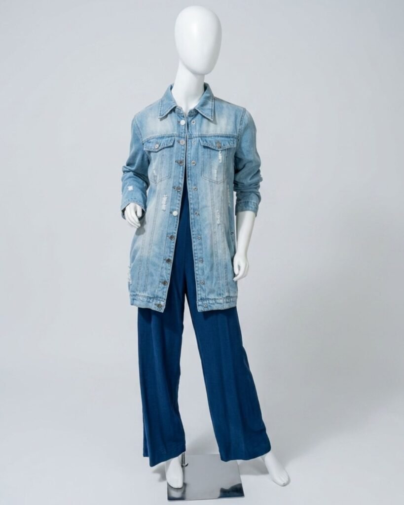Maxi jaqueta jeans – Tam 44