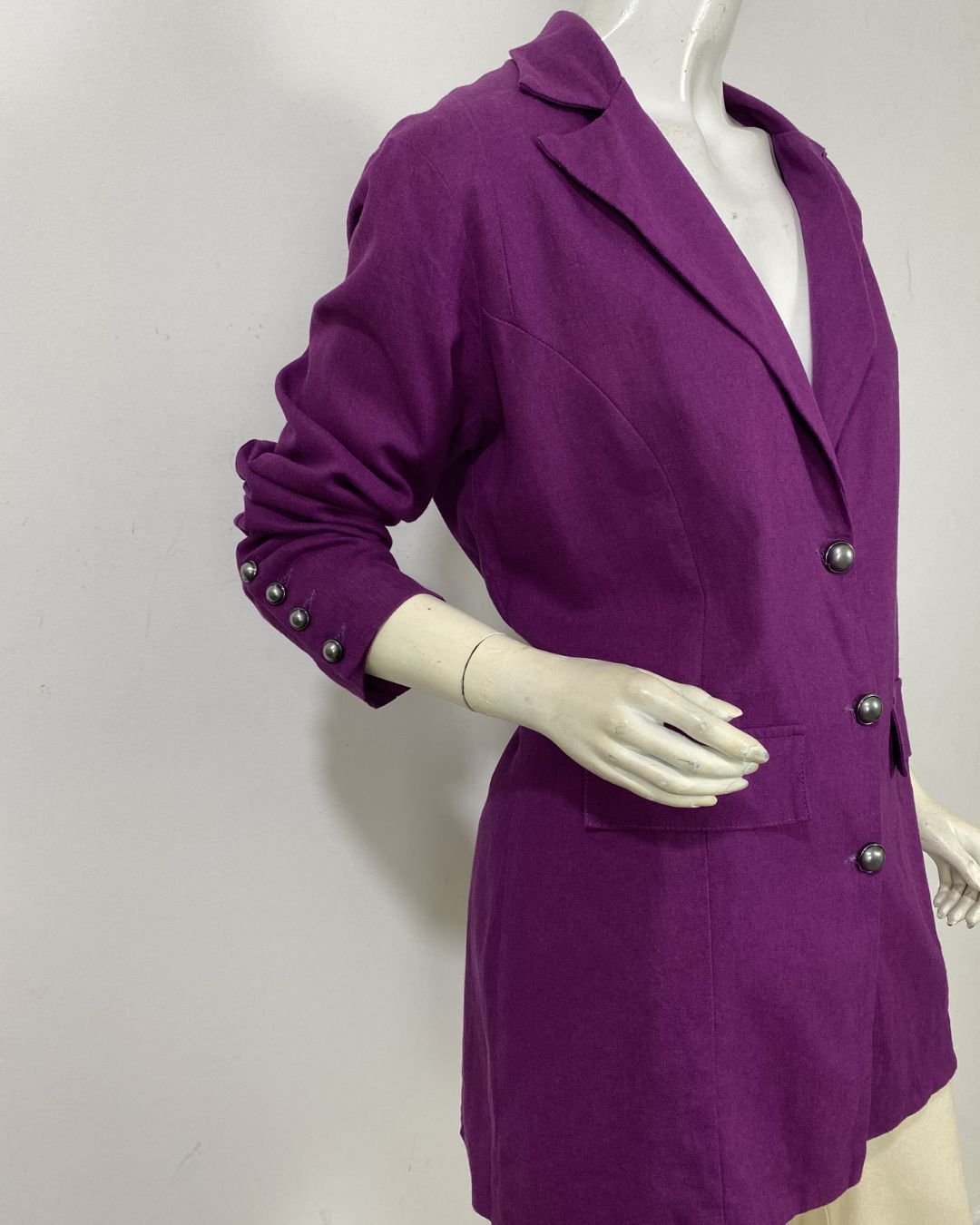 Maxi blazer roxo - Tam 42 - Imagem 5