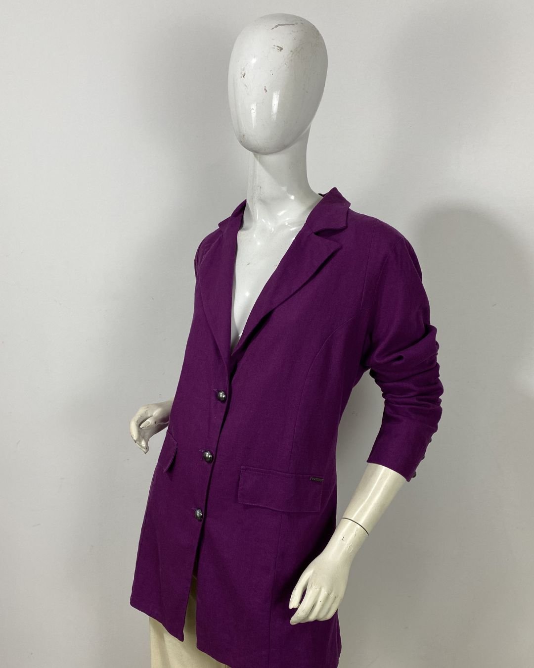 Maxi blazer roxo - Tam 42 - Imagem 4