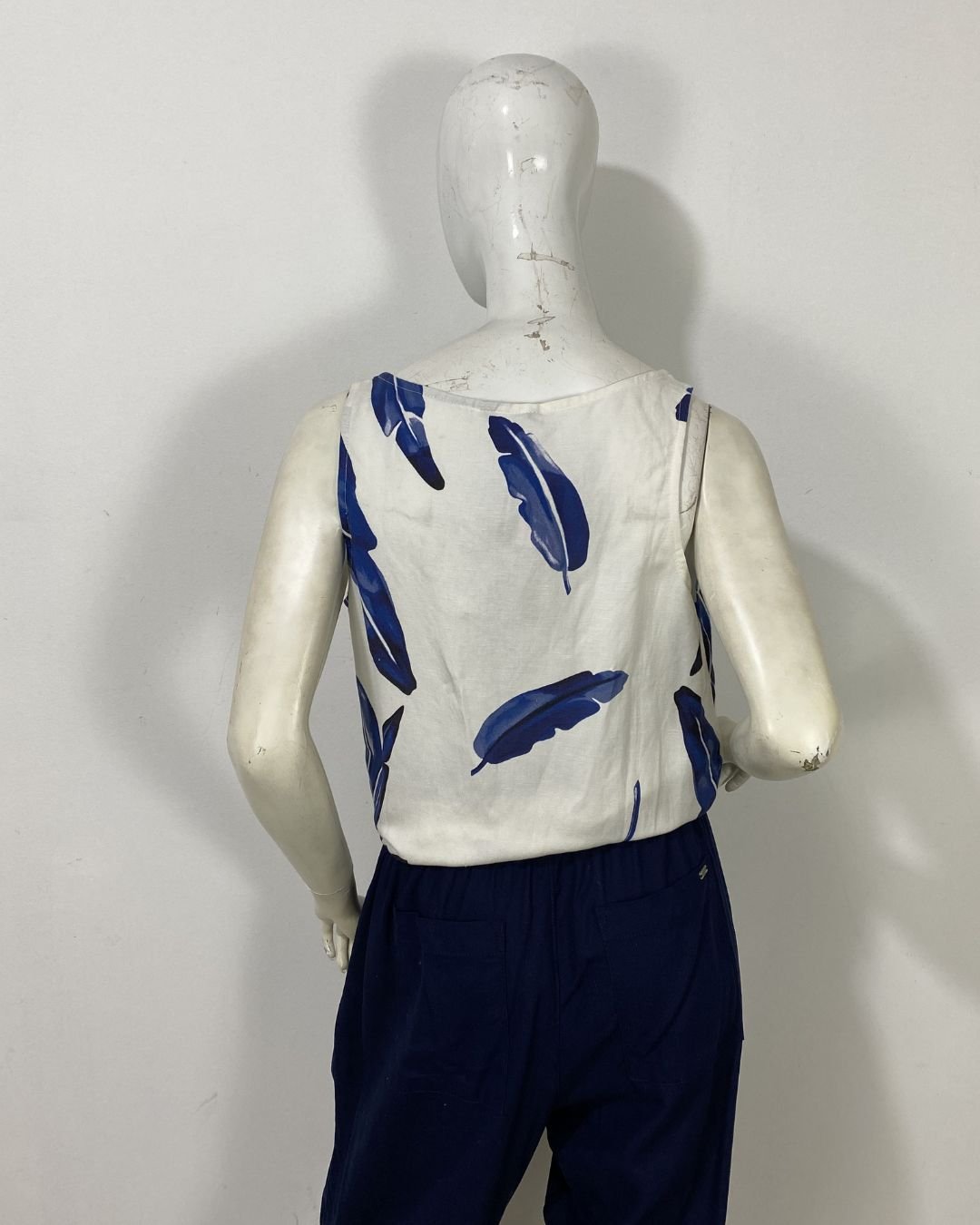 Blusa decote quadrado estampada - Tam 40 - Imagem 5