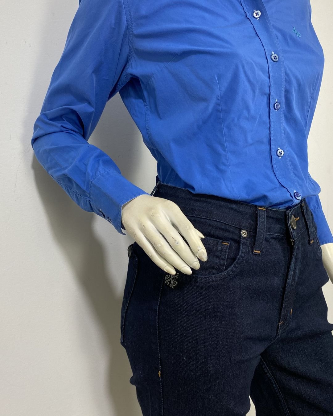 Calça jeans escura flare - Tam 40 - Imagem 5