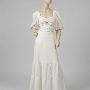 Saia longa off-white - Tam 38