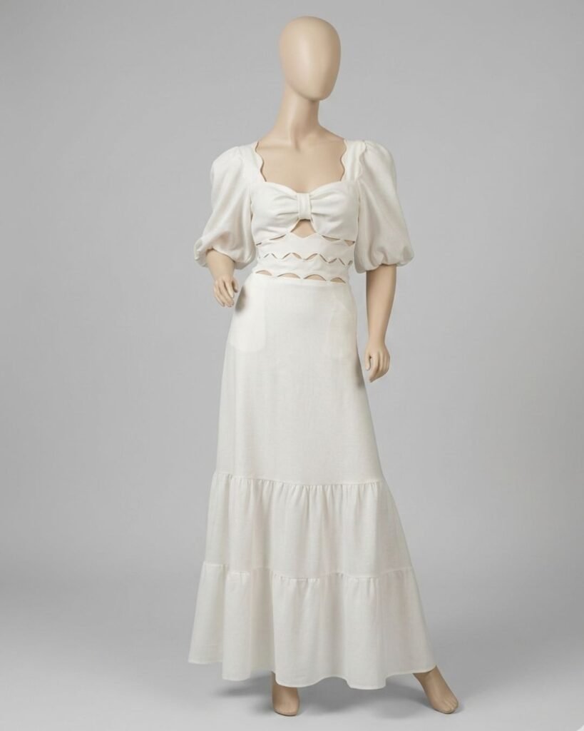 Saia longa off-white – Tam 38