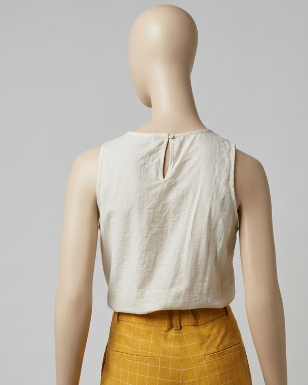 Blusa off-white decote bordado - Tam P - Imagem 7