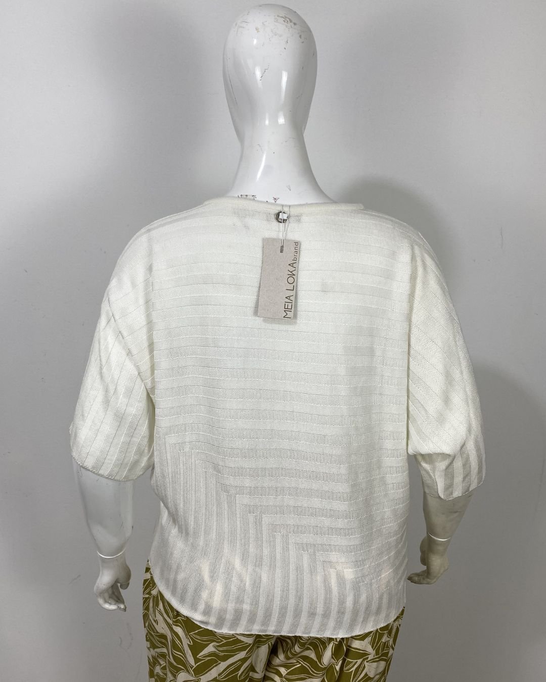 Blusa trico off-white - Tam M - Imagem 8