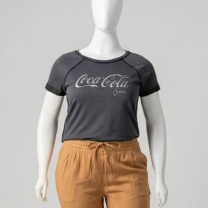 Camiseta cinza estampada - Tam M