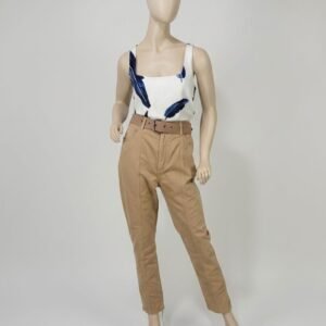 Calça jeans com cinto - Tam 40