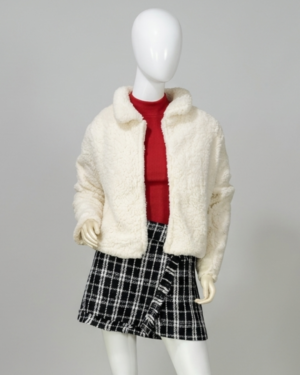 Casaco teddy off-white - Tam G