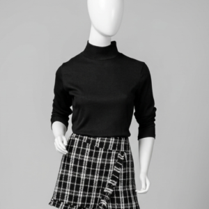 Short saia xadrez tweed - Tam G