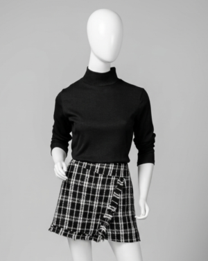 Short saia xadrez tweed - Tam G