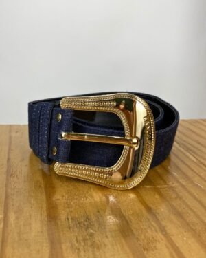 Cinto couro e jeans - tam P