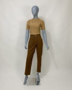 Calça marrom sarja - Tam G