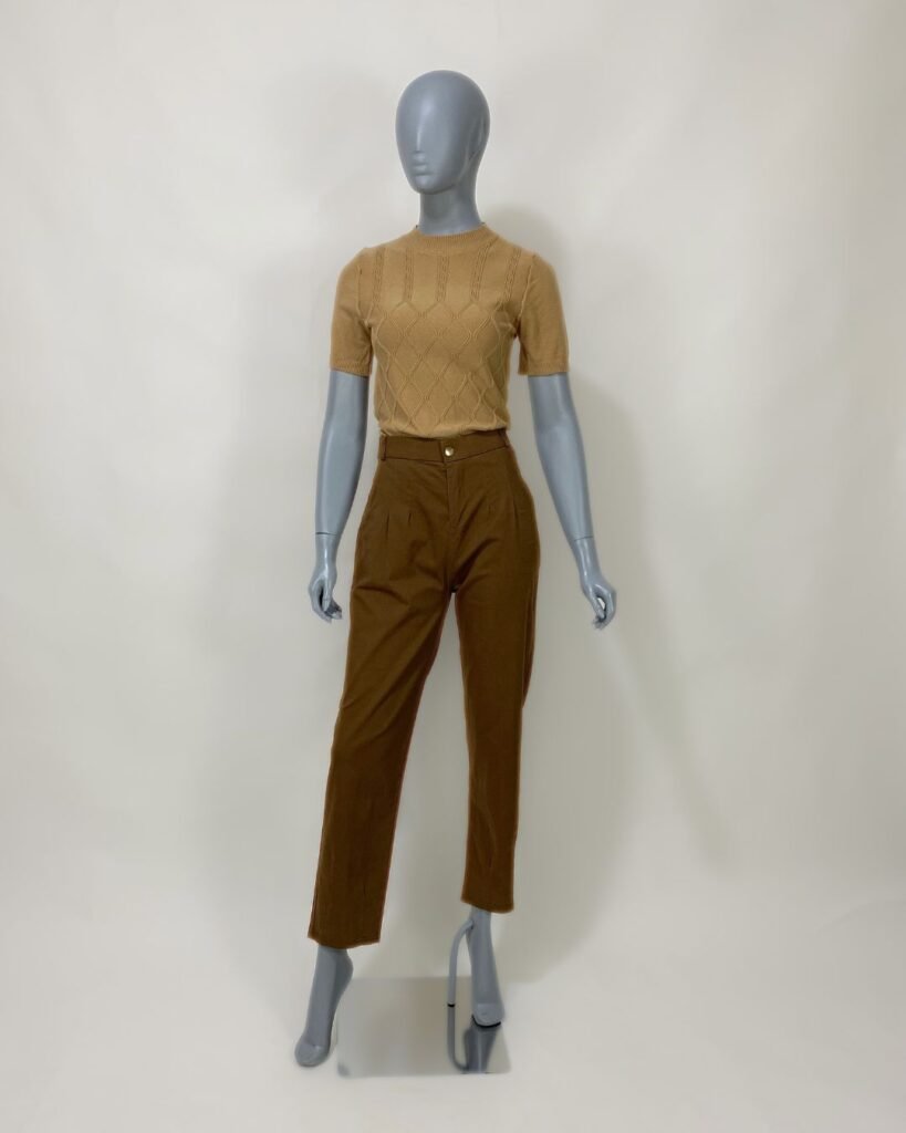 Calça marrom sarja – Tam G