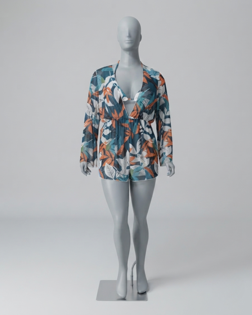 Conjunto biquini e saída de praia – Tam G
