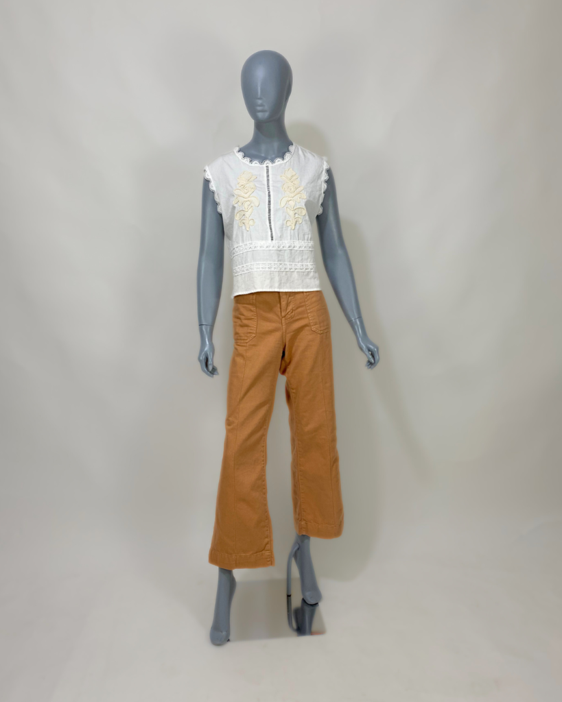 Calça reta jeans – Tam 40