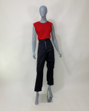 Calça cargo preta - Tam P