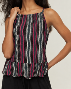 Blusa regata estampada Hering - Tam G