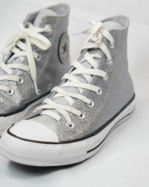 Tênis Converse All Star prata - Tam 37